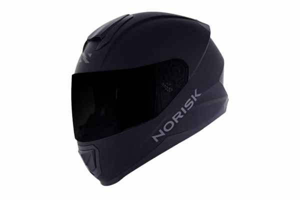 Capacete Norisk Razor Monocolor Preto Fosco